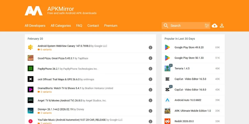 موقع APKMirror