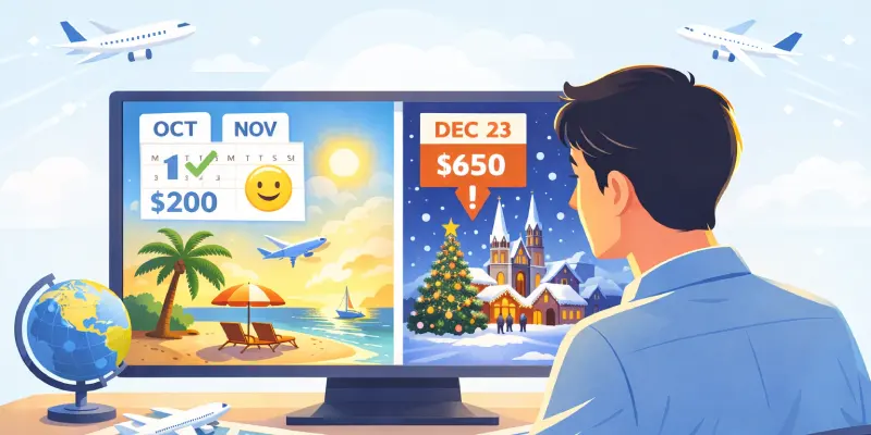 اختر التوقيت والوجهة بذكاء