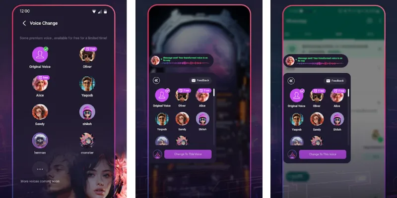 تطبيق ABox Voice Changer-Real Time
