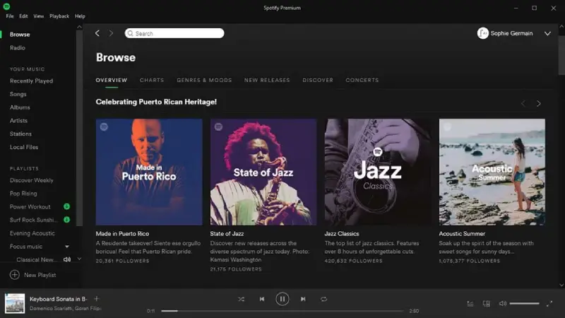 Spotify screenshot 1